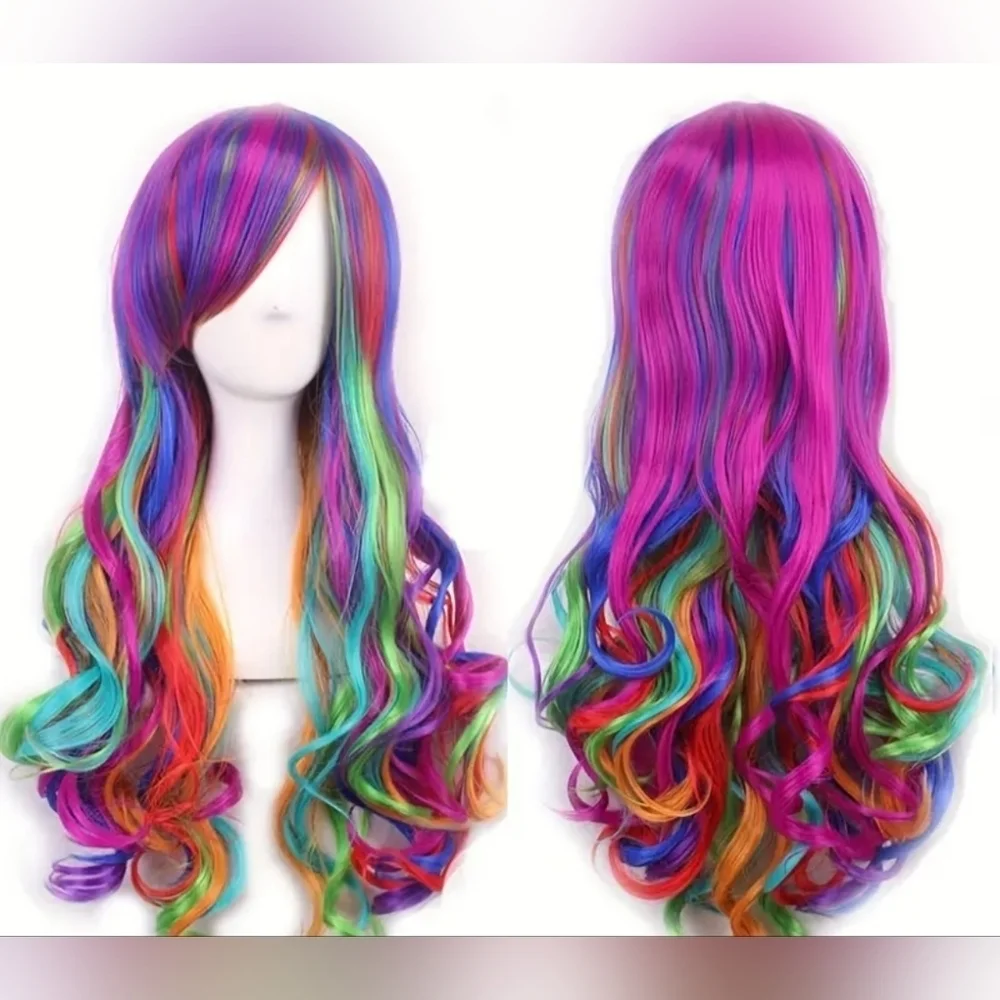 Vibrant Multicolor Women's Wig 26